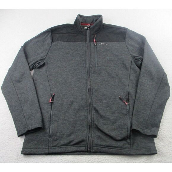 Orvis Sweater Mens Medium Full Zip Classic Collection Fleece Polyester‎ Gray M - Picture 1 of 9